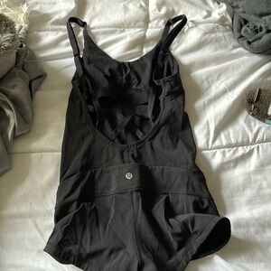 MOVING SALE Lululemon open back shorts onesie